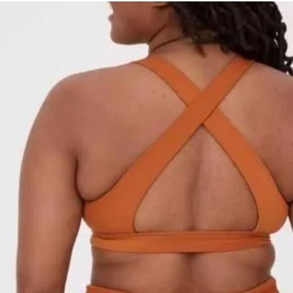 Aerie Sports Bra M Brown Perfect Holiday Gift Ready Stocking Stuffer Gift Under - Picture 3 of 9